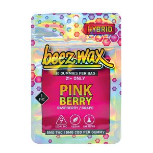 Holographic Pink Berry THC Gummies