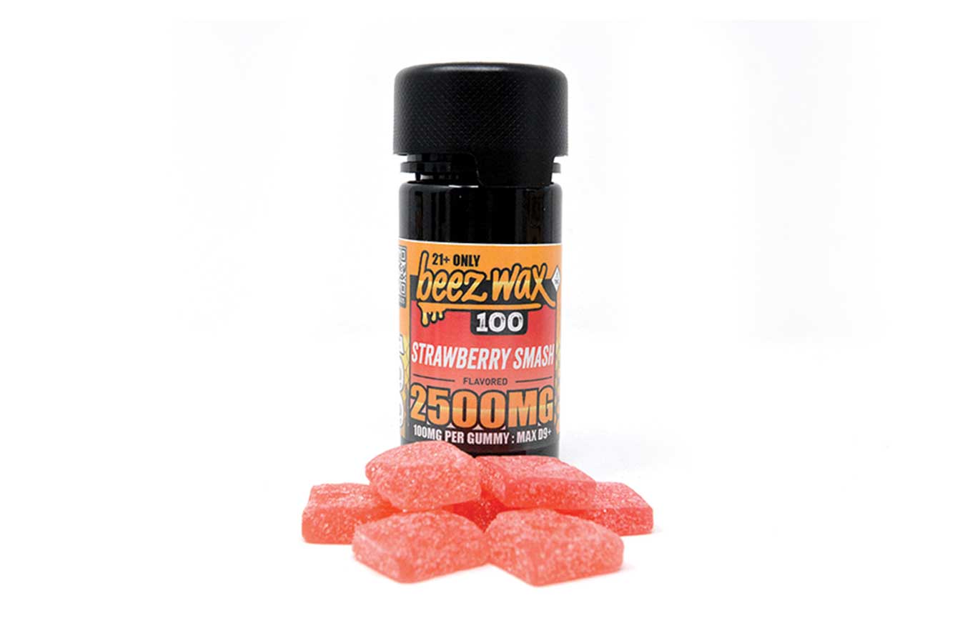 100's Strawberry Smash 2500MG Gummies