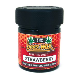 Beezwax Strawberry THC Gummies