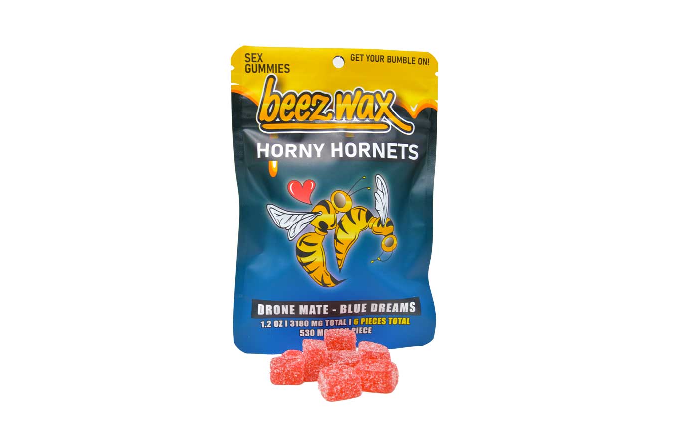 1.2oz Horny Hornets Drone Mates Sex Gummies