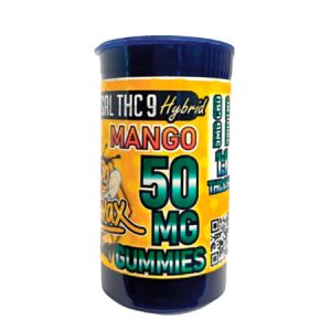 THC 9 Mango Hybrid Gummies