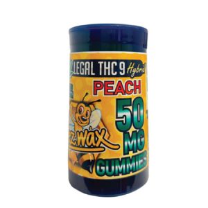 THC 9 Peach Hybrid Gummies