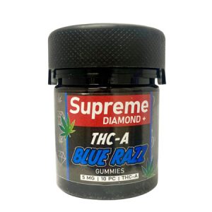 Supreme Blue Raz Resin Gummies (Clearance)