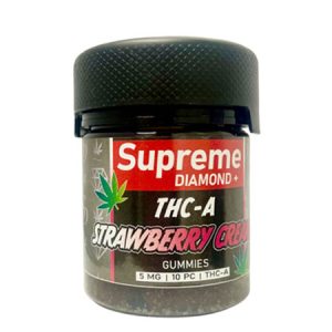 Supreme Strawberry Cream Resin Gummies (Clearance)