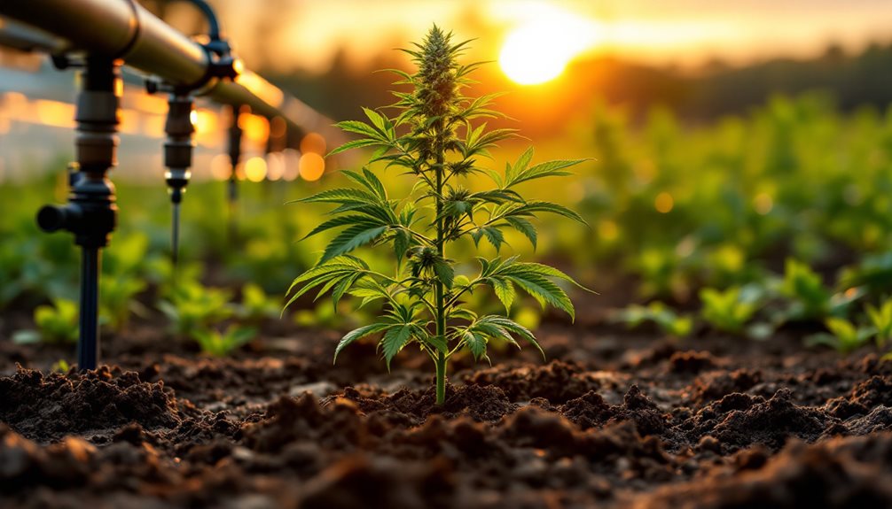 water saving cannabis cultivation methods